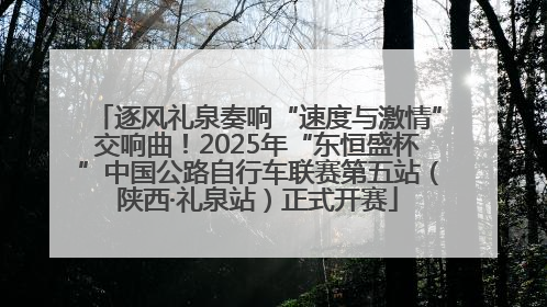 逐风礼泉奏响“速度与激情”交响曲！2025年“东恒盛杯”中国公路自行车联赛第五站（陕西·礼泉站）正式开赛