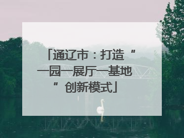通辽市：打造“一园一展厅一基地”创新模式