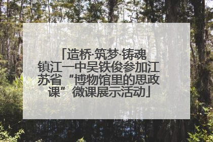 造桥·筑梦·铸魂 镇江一中吴铁俊参加江苏省“博物馆里的思政课”微课展示活动