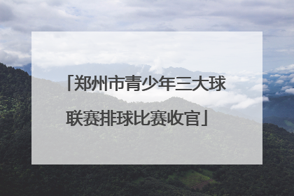郑州市青少年三大球联赛排球比赛收官