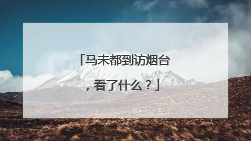 马未都到访烟台，看了什么？
