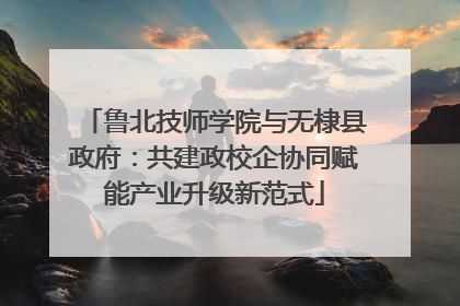 鲁北技师学院与无棣县政府：共建政校企协同赋能产业升级新范式