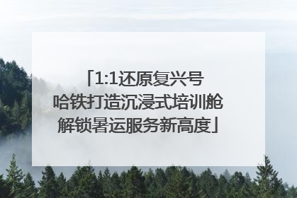 1:1还原复兴号 哈铁打造沉浸式培训舱解锁暑运服务新高度
