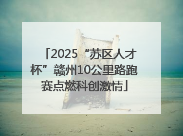 2025“苏区人才杯”赣州10公里路跑赛点燃科创激情