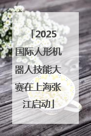 2025国际人形机器人技能大赛在上海张江启动