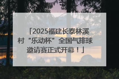 2025福建长泰林溪村“乐动杯”全国气排球邀请赛正式开幕！