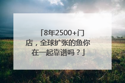 8年2500+门店，全球扩张的鱼你在一起靠谱吗？